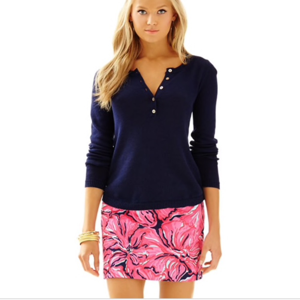 Lilly Pulitzer Navy Sweater